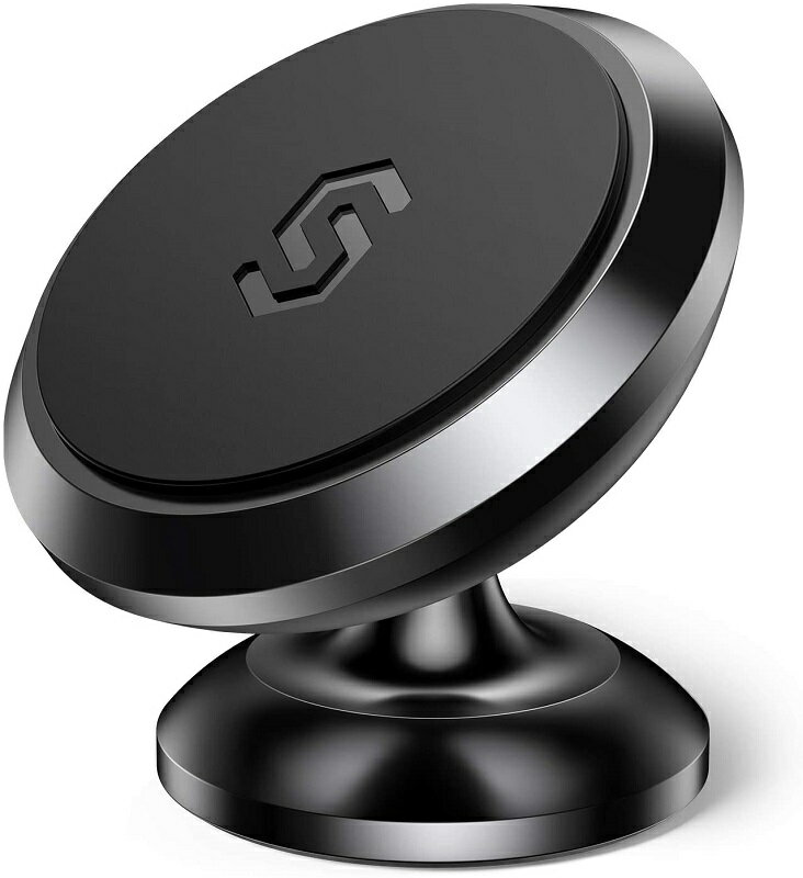 【日本代購】Syncwire 車用手機支架超強磁力 360度旋轉 膠粘式吸盤安裝 SW-MPH238 黑色