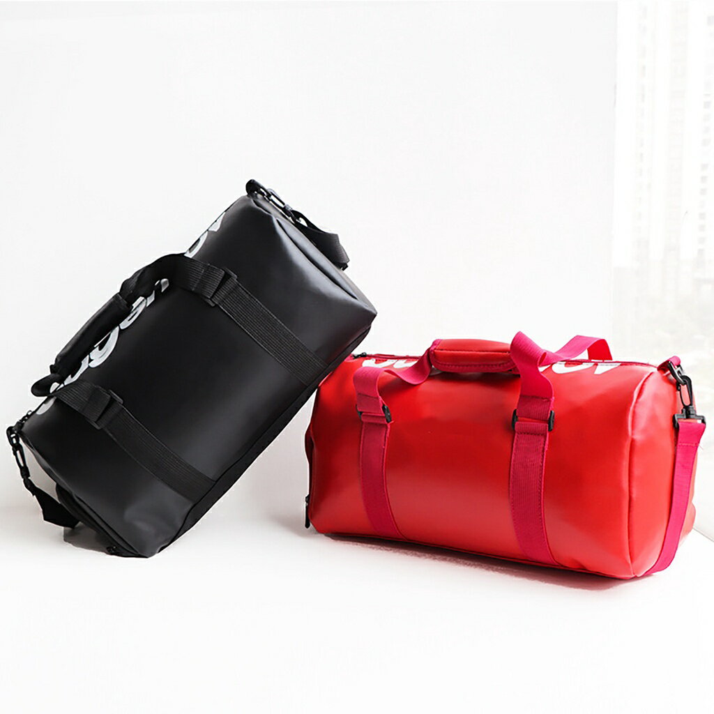 ISONA 42公分防水PVC材質乾濕分層收納運動包 斜背包 側背包 手提包 旅行包 手提包 斜背包 側背包 肩背包 後背包