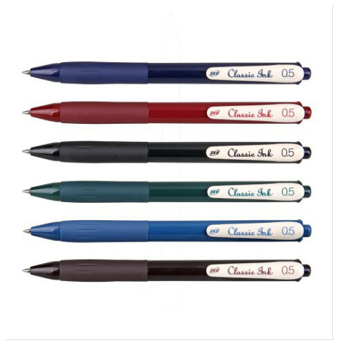【角落文房】SKB 文明 G-2506復古色速乾按動鋼珠筆*內有6色*
