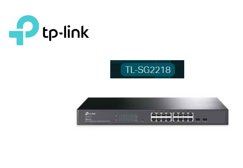 領券折 TP-LINK TL-SG2218 JetStream 16P Gigabit 智慧型交換器 2個SFP
