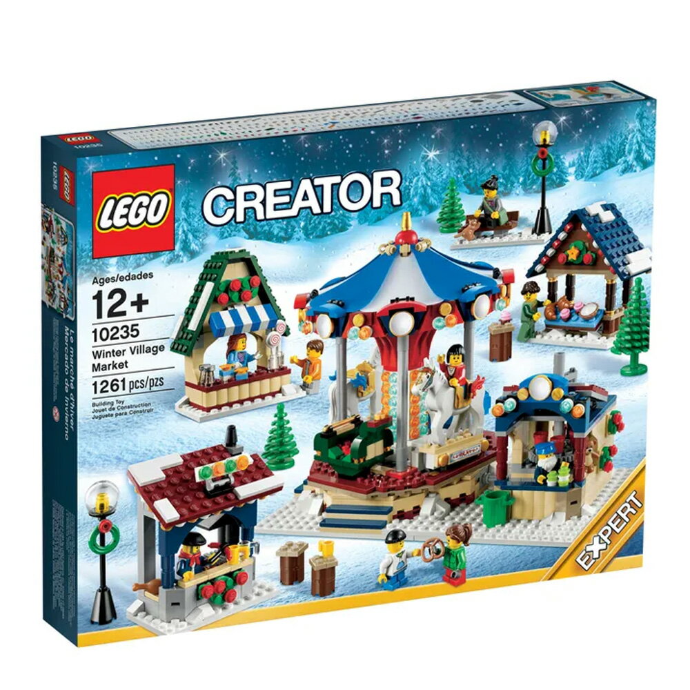 LEGO 樂高 CREATOR 創意系列 Winter Village Market 旋轉木馬 10235