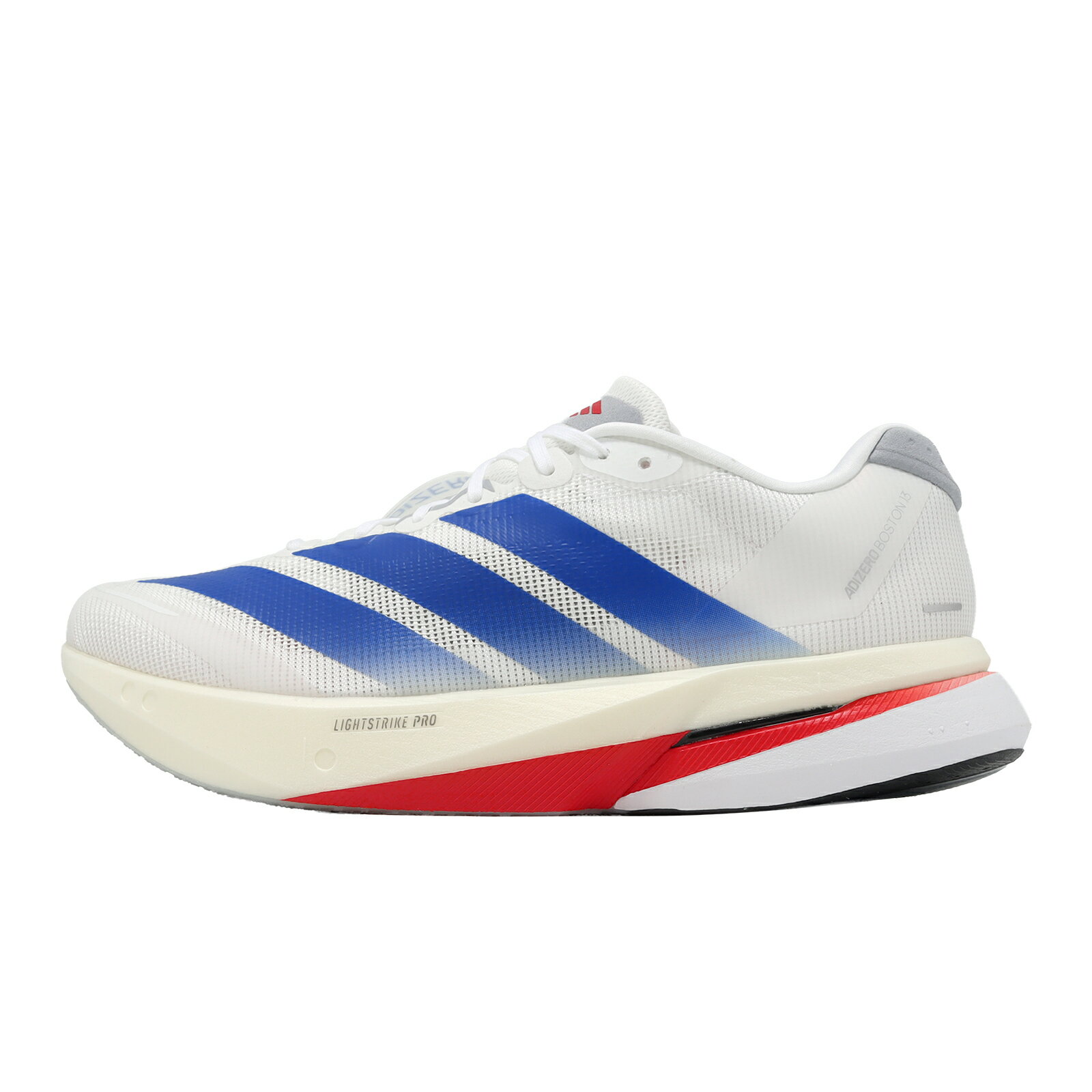 adidas 愛迪達 慢跑鞋 Adizero Boston 13 M 男鞋 白 緩震 運動鞋 JQ1668