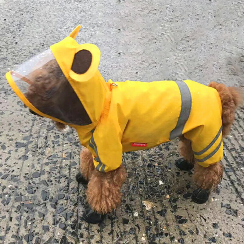 小狗狗雨衣泰迪柯基四腳防水全包寵物中型犬小型犬雨披狗狗的衣服