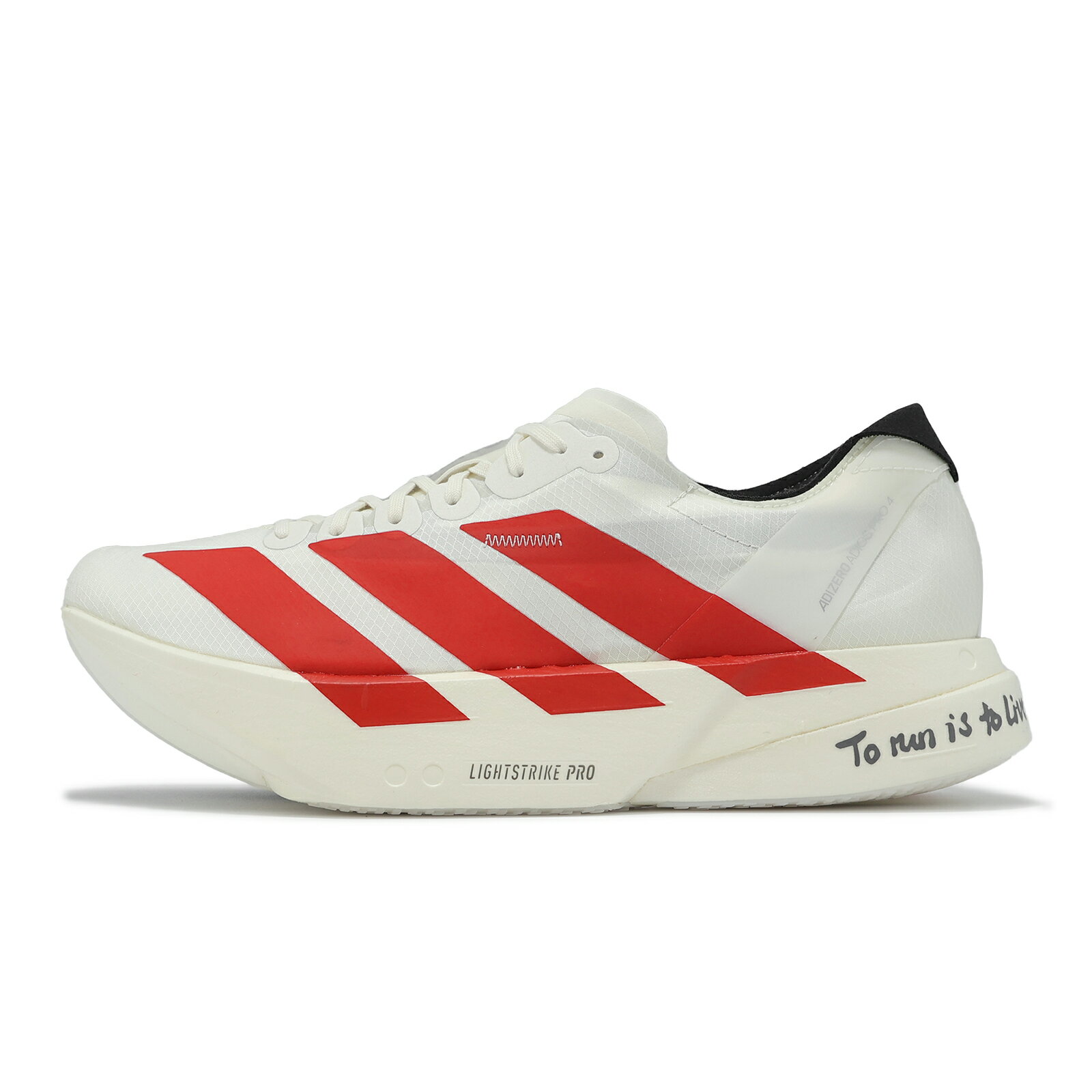 adidas 愛迪達 競速跑鞋 Adizero Adios Pro 4 M 男鞋 女鞋 白 紅 緩震 運動鞋 愛迪達