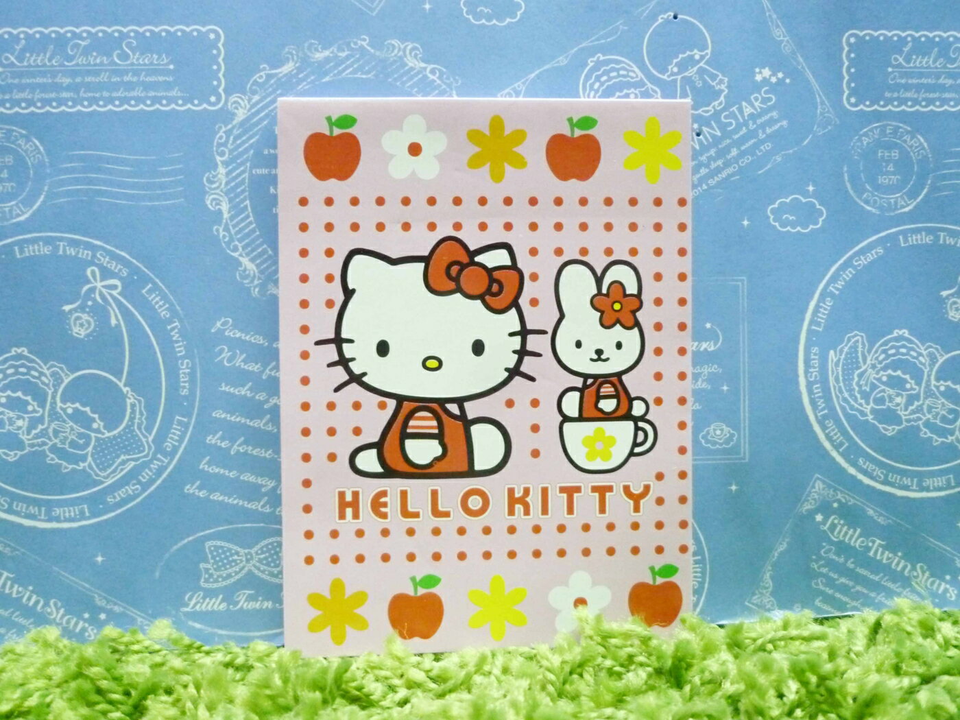 【震撼精品百貨】Hello Kitty 凱蒂貓 便條紙-KT側坐圖案-粉色【共1款】 震撼日式精品百貨