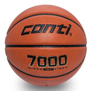 ｜享趣戶外｜CONTI 國際籃球協會FIBA認證 超細纖維PU8片貼皮籃球(7號球)-B7000-7-T