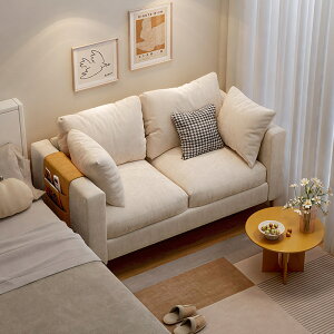 【品質保證】沙發 公寓小沙發客廳小戶型出租房布藝單人沙發ins風臥室雙人簡易沙發