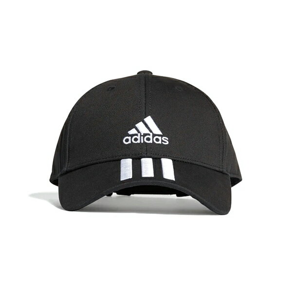 【ADIDAS】愛迪達 BBALL 3S CAP CT 休閒帽 三線 黑 帽子 -FK0894