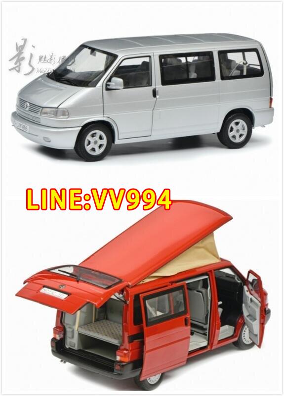 現貨【免運 下殺】 Schuco舒克118大眾VW T4b Caravelle Westfalia露營巴士合金車模