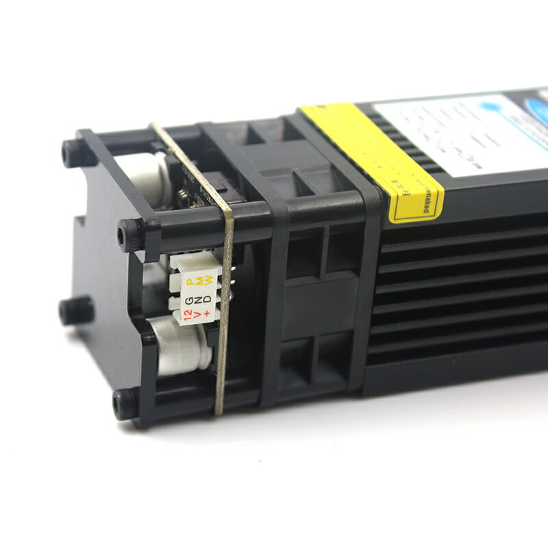 oxlasers 450nm 5W藍光激光模組DIY雕刻機用激光頭5000mW可調焦大功率激光器12V帶PWM 1