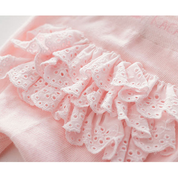 ins 蛋糕裙 褲襪 毛襪 長襪 襪 公主 洋裝 包屁衣 百搭 可愛 蕾絲 白粉灰深藍 ANNA S. 6