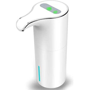 Riselight【日本代購】自動感應泡沫皂液器可充電450ml大容量USB放電量2級調節靜音無線IPX4防水PSE認證