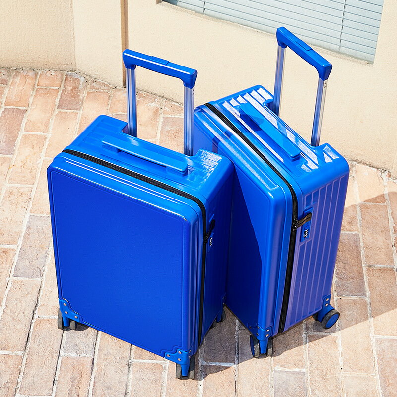 開發票 免運速發 行李箱 拉桿登機箱克萊因藍拉桿箱萬向輪20寸行李箱女大容量旅行箱24登機箱