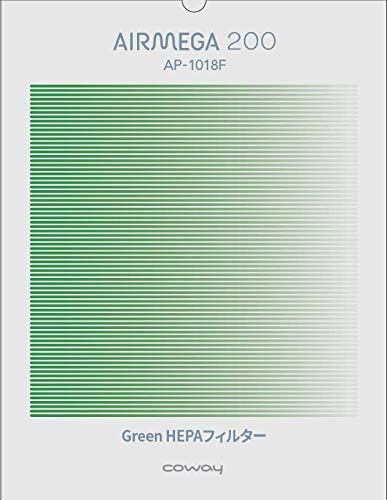 日本 COWAY AIRMEGA 200 抗菌 Green HEPA 濾網 集塵 空清耗材 AP-1018F 日本必買代購