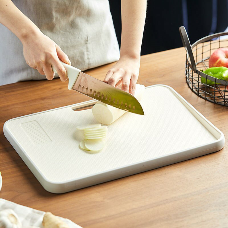 菜板塑膠家用砧板瀝水洗菜籃菜板家用抗菌防黴案板小宿舍廚房塑膠