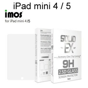 【iMOS】9H強化玻璃保護貼 Apple iPad mini 4 / 5 (7.9吋) 美商康寧 平板
