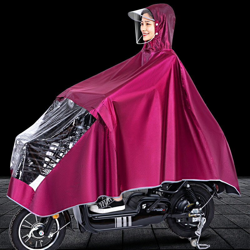 雨衣電動車雨披電瓶車加厚摩托自行車騎行成人單人男女士加大雨衣