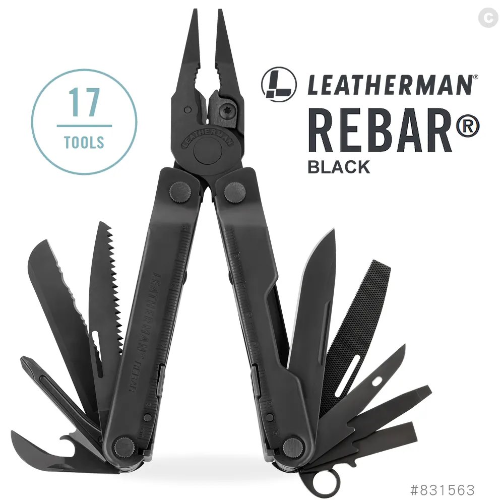 Leatherman Rebar 工具鉗-軍事黑(尼龍套) 831563