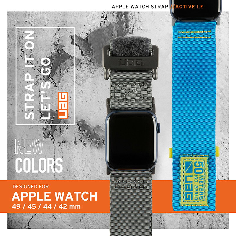 UAG Active 時尚尼龍 錶帶 一般版 適用 Apple Watch 適用 42 44 45 49 mm 4
