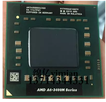 AMD A6-3400M 3420M 3410MX 3430MX AM3420DDX43GX AM3430HLX43GX