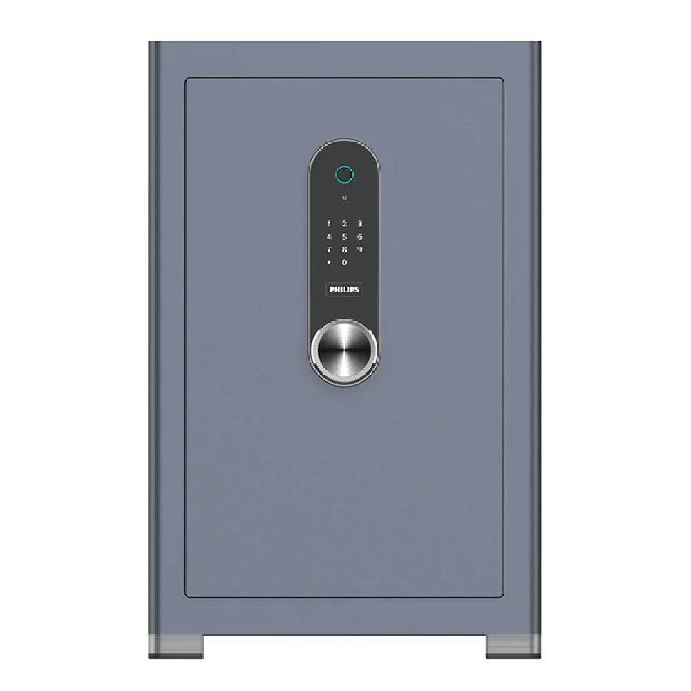 PHILIPS 飛利浦 Smart Safes 智能 防盜櫃 保險櫃 保管箱 保管櫃  (指紋/密碼 /機械鑰匙) /台 SBX601-8B-淡雅藍
