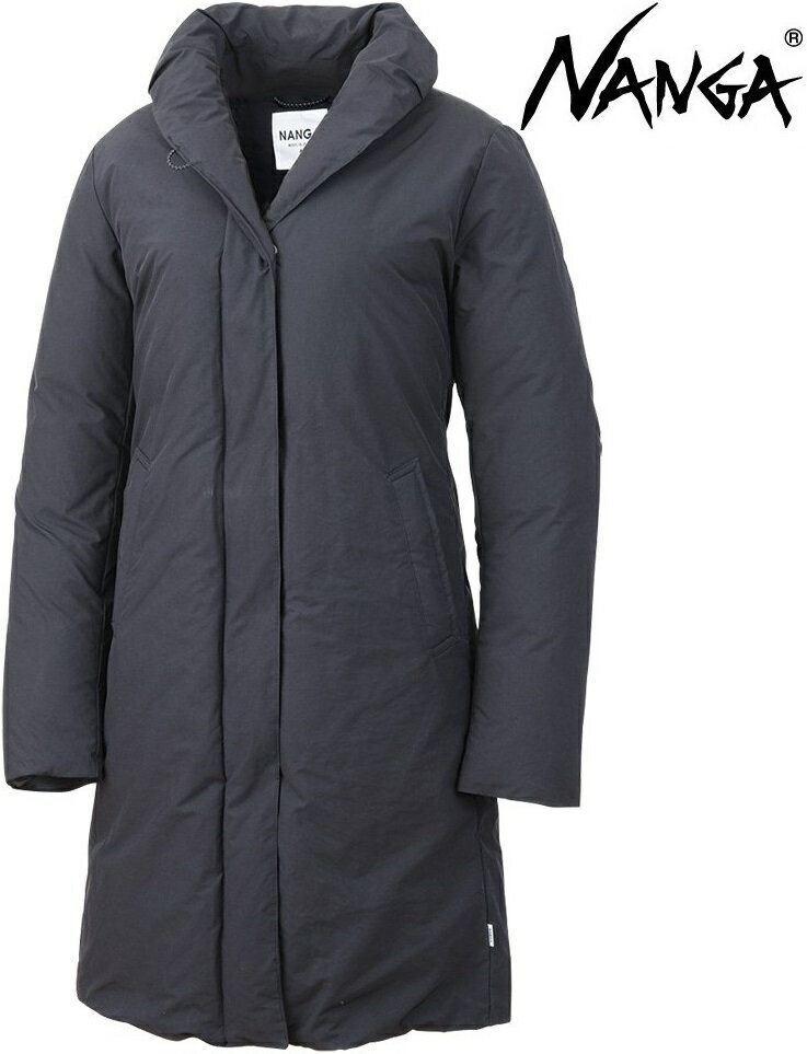 特價 Nanga 羽絨衣/披肩領長大衣/羽絨大衣 Shawl Collar Down Coat 11616 女款 BLK黑 日本製