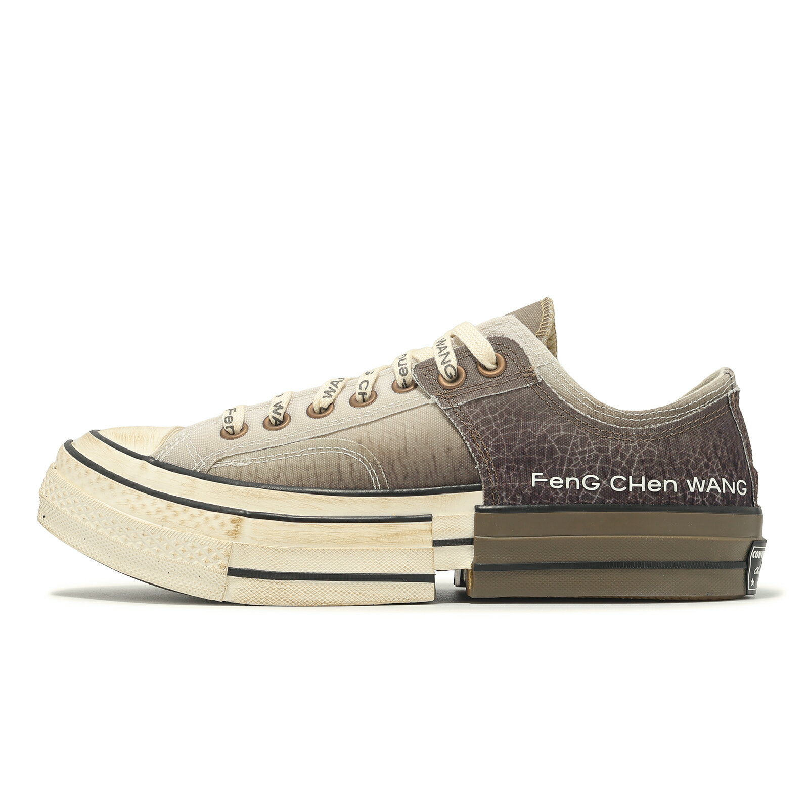 Converse 休閒鞋 Chuck 70 2 in 1 男鞋 女鞋 棕 帆布鞋 王逢陳 聯名款 解構 1970 仿舊