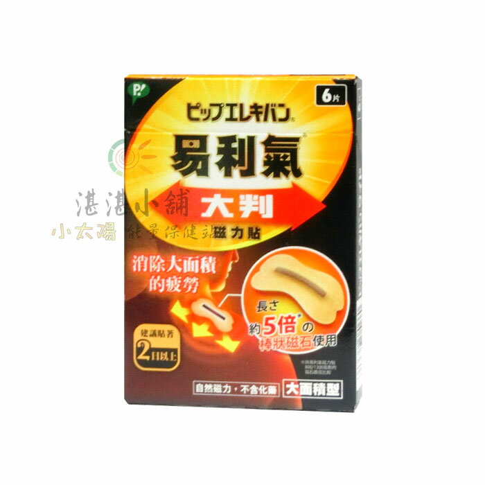 易利氣 大判磁力貼 大面積型 6片入