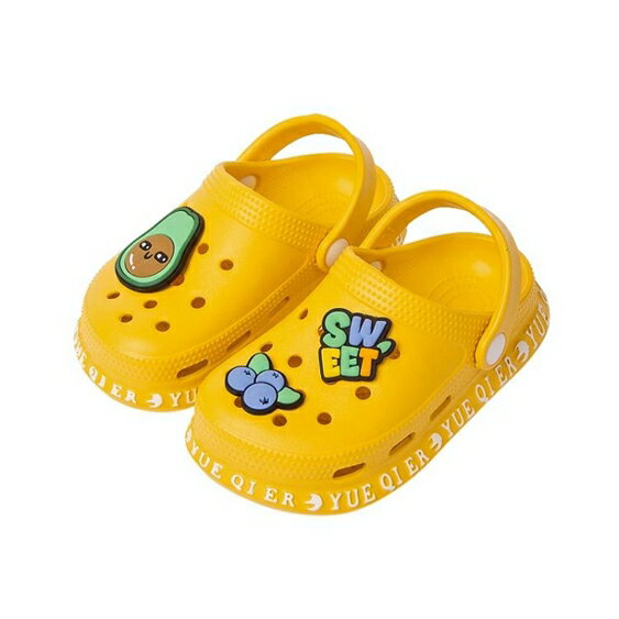 買一送一兒童洞洞鞋夏室內家用男童女童小孩幼兒沙灘鞋軟底防滑寶寶拖鞋 麗人印象 免運 1