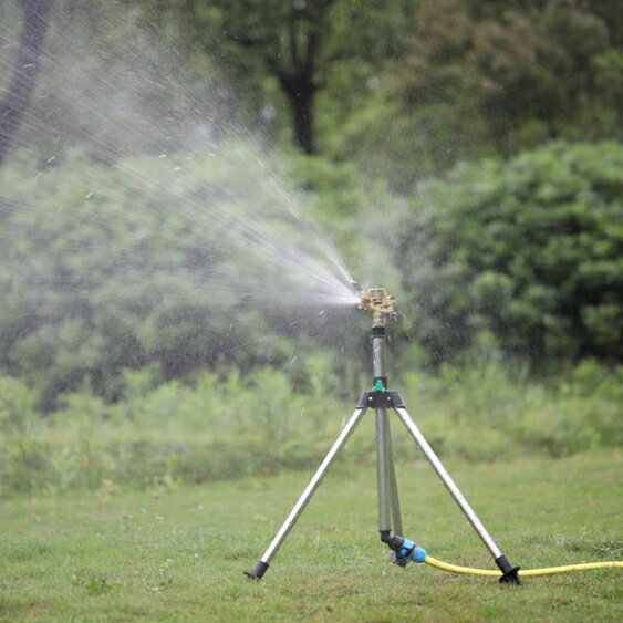 自動灑水機 360度噴頭園林澆水自動旋轉噴水器農用綠化灑水澆菜草 免運