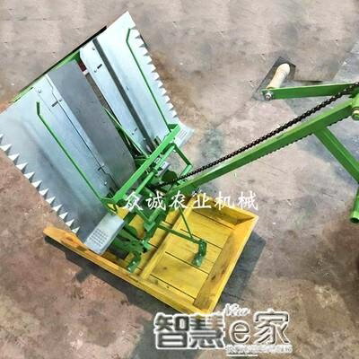 水稻插秧機 手搖步退式水田播種水稻苗插秧機家用小型兩行點插機LX 智慧e家