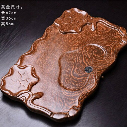 泡茶專用實木茶盤家用功夫茶具茶臺茶海排水簡約抽屜式儲水單盤托盤xw【快速出貨】