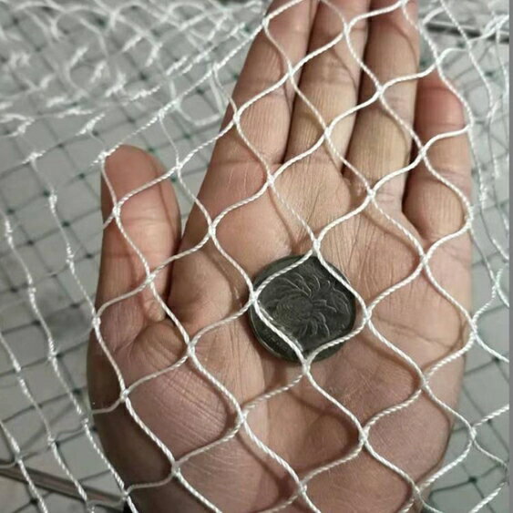白色尼龍魚網捕魚網漁網拉網箱魚苗網箱抬網拖網攔河網吊網 LX 智慧e家