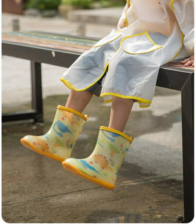 買一送一寶寶雨靴男童兒童雨衣雨鞋套裝幼兒防滑小童水鞋嬰兒水靴女童小孩 小山好物