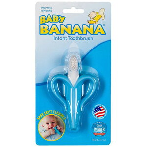 Baby Banana 心型香蕉牙刷-藍色【悅兒園婦幼生活館】