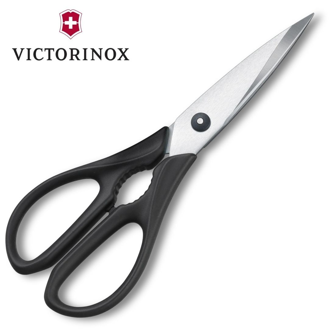VICTORINOX 瑞士維氏 廚房剪刀 黑色 (7.6363.3) 多功能廚房剪刀