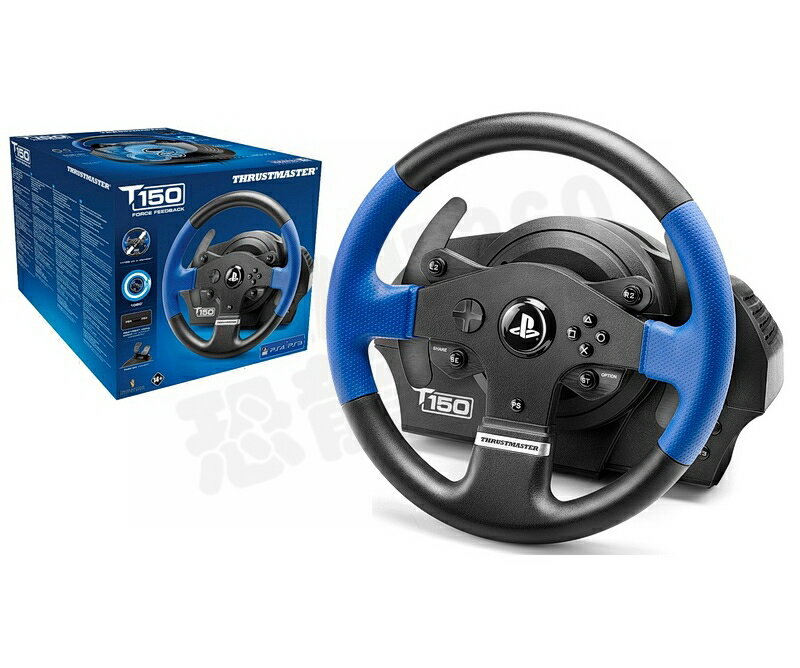 THRUSTMASTER T150 賽車 方向盤 支援 PS4 PS3 PC 公司貨 一年保固 宅配免運【台中恐龍電玩】