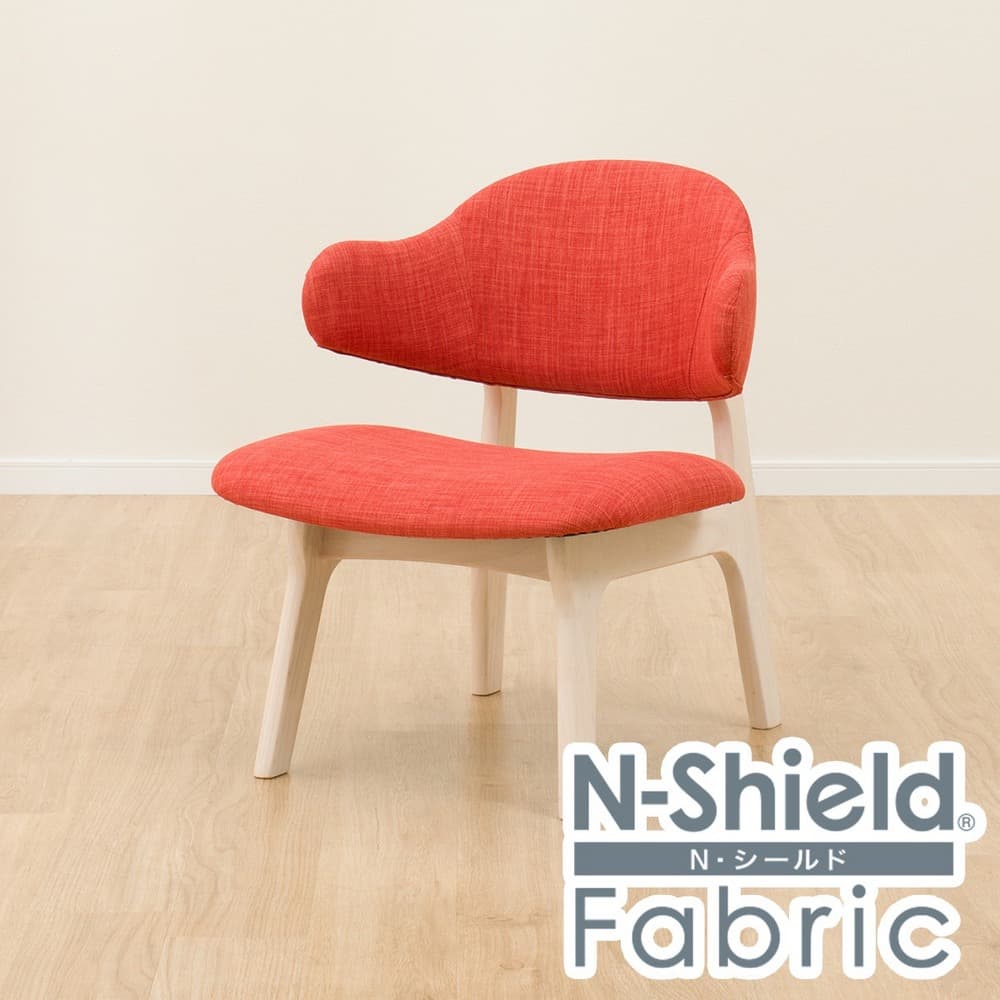 ◆耐磨耐刮 防潑水貓抓布 實木扶手餐椅 RELAX NSF WW/OR 橡膠木 NITORI宜得利家居