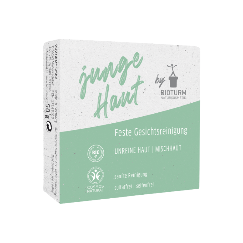 Bioturm 溫和潔面皂 50g 洗臉 潔面 清潔 臉部 洗面 混和性肌膚適用 附發票【心心哈德】現貨 全館499超取免運｜全場下殺★滿額再享折扣