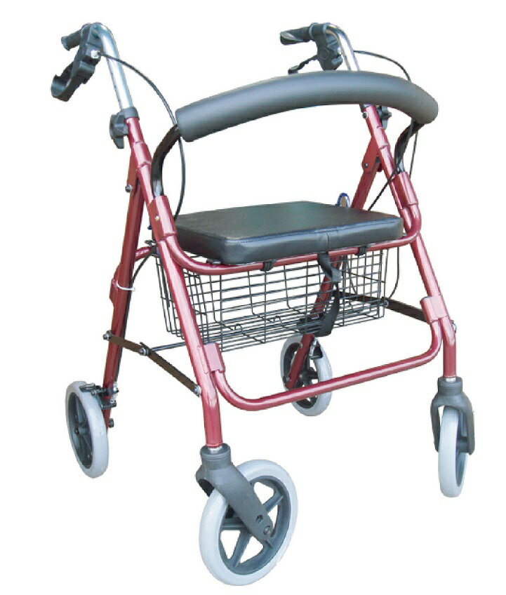 <br/><br/>  富凱源機械式輪椅(未滅菌) ( 鋁合金助步車/助行器 -JS833)<br/><br/>