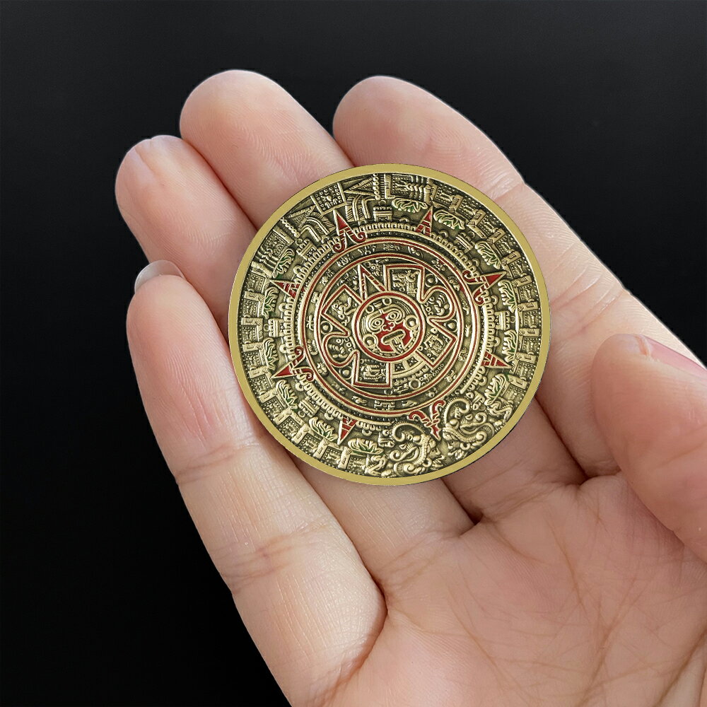 卡牌精裝】瑪雅文明點漆龍青銅硬幣金屬小玩意把玩徽章幸運幣| 協貿國際日用品生活3館| 樂天市場Rakuten