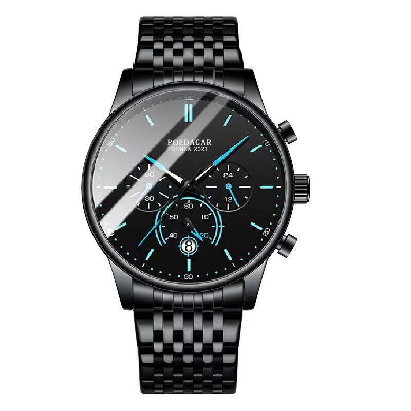男士手錶 新款十大品牌全自動男士手錶男學生機械錶多功能韓版潮流石英腕錶【MJ194798】