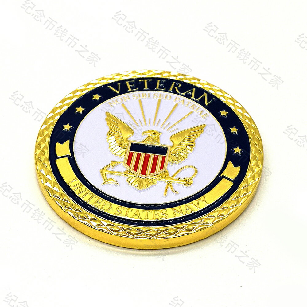 美國NAVY老兵海軍紀念徽章士兵信條勇氣幣榮譽幣獻身幣硬幣收藏| 協貿國際日用品生活3館| 樂天市場Rakuten