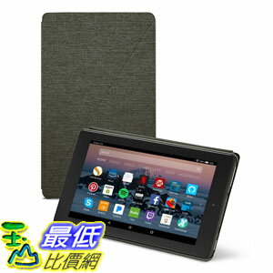 [107美國直購] 保護套 Amazon Fire HD 8 Tablet Case (7th Generation, 2017 Release), Charcoal Black
