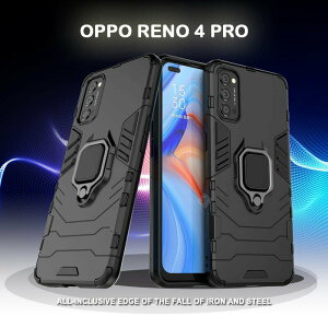 【嚴選外框】 鋼鐵人/俠 OPPO Reno4 PRO 黑豹 磁吸 指環扣 支架 手機殼 軟殼 硬殼 盔甲 防摔 保護殼