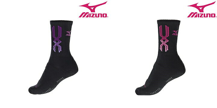[陽光樂活]MIZUNO 美津濃 女運動厚底短襪 排球襪(兩雙不拆售) 32TX6605__(二色可選)