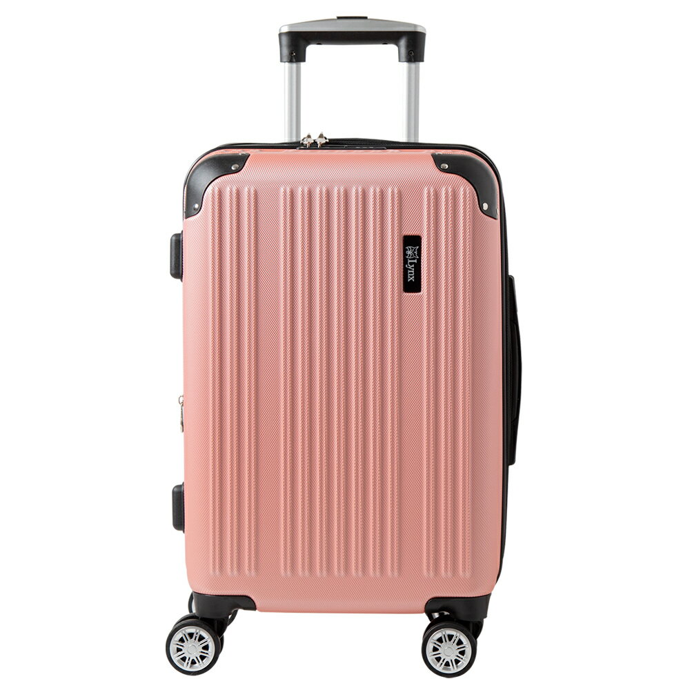 【Lynx 美國山貓】20吋登機箱 TSA海關鎖、鋁合金拉桿、360度飛機輪、耐摔耐刮、可加大、多色可選 0