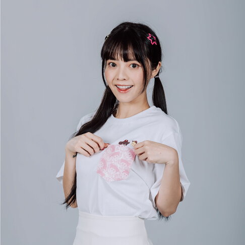 Rakuten Monkeys×啾啾妹口袋短T 0
