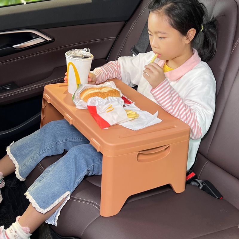 車載便攜車內可折疊小桌板 餐桌車上吃飯學習辦公多功能車用電腦桌