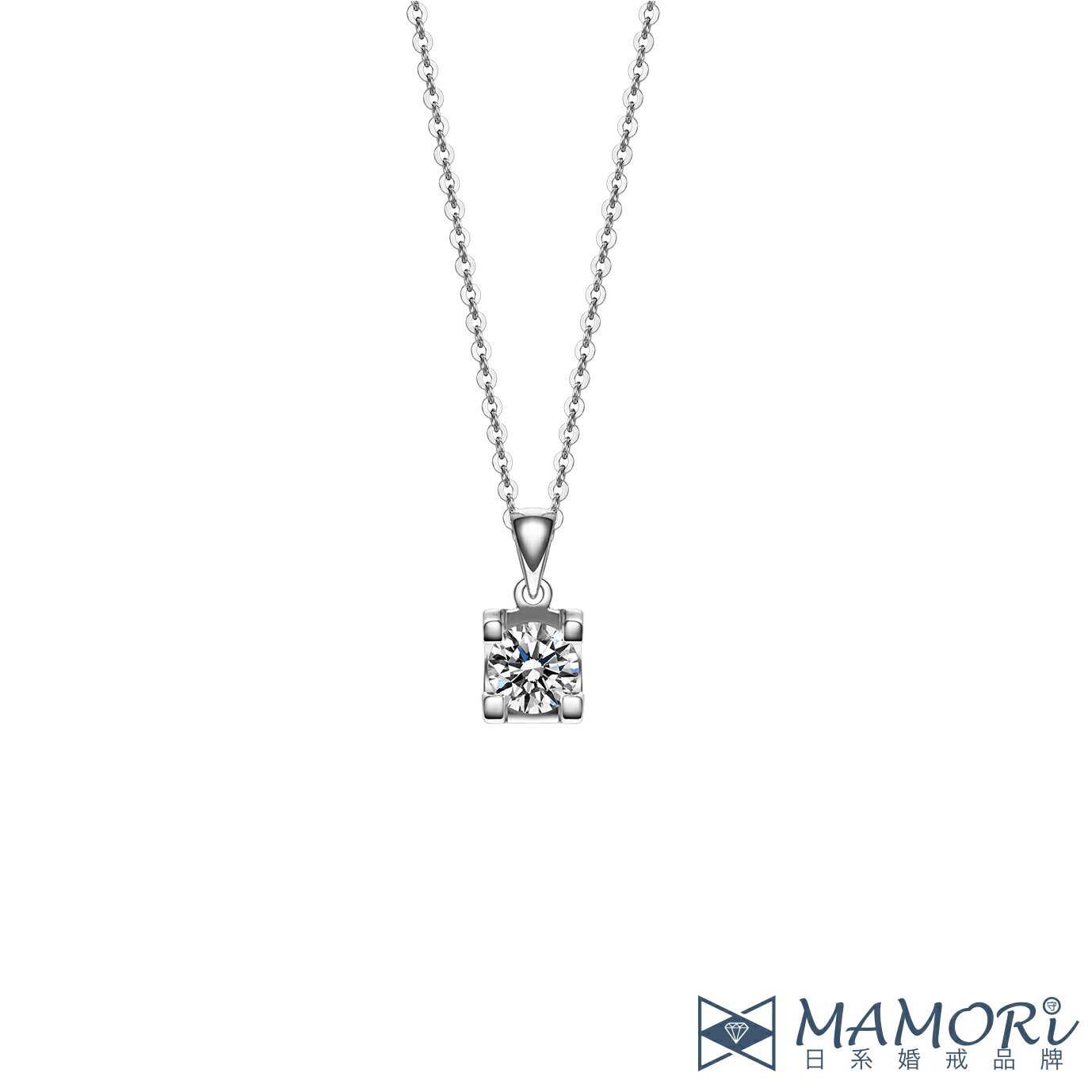 【MAMORi】紀念鑽飾｜GIA50分鑽石墜子-18K金